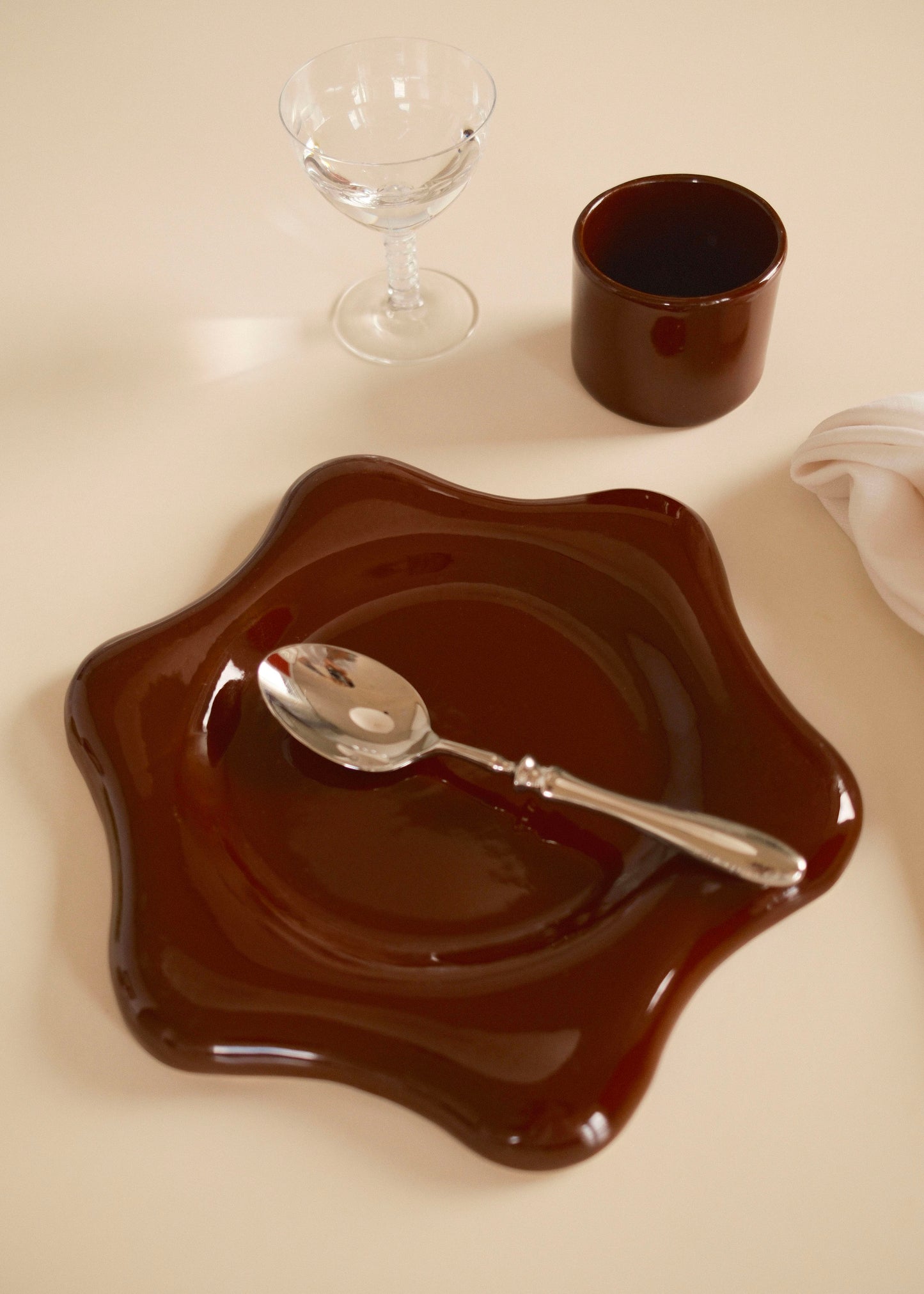 Puffy Flower Plate