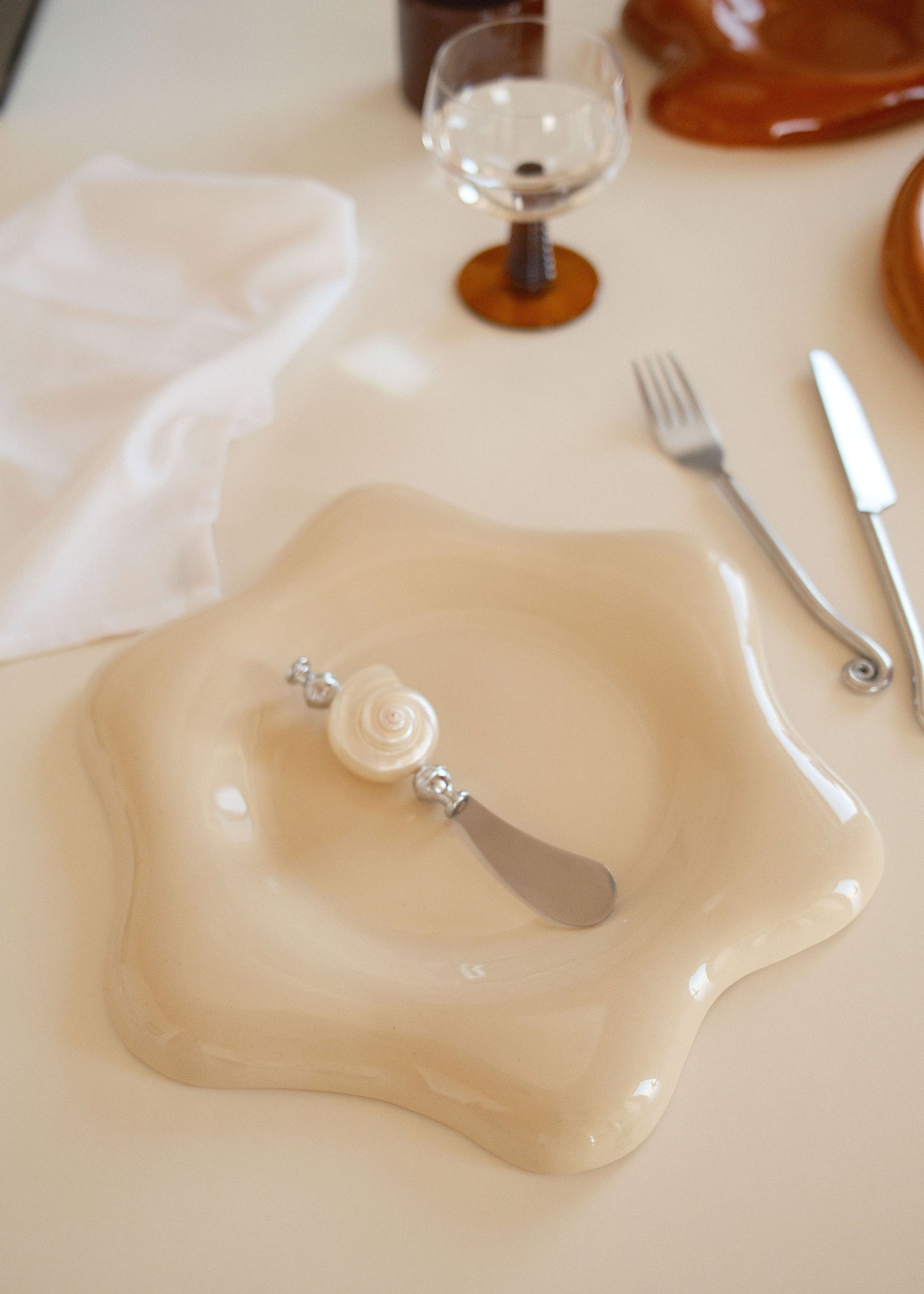 Puffy Flower Plate