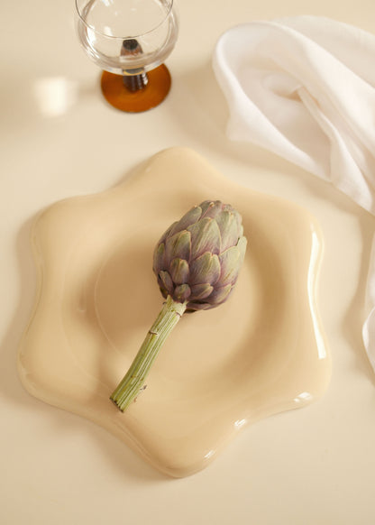 Puffy Flower Plate