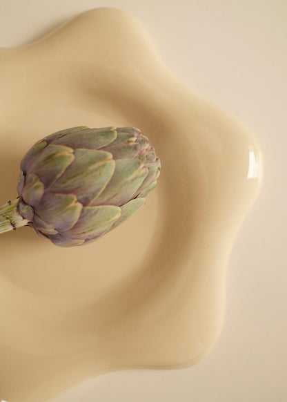 Puffy Flower Plate