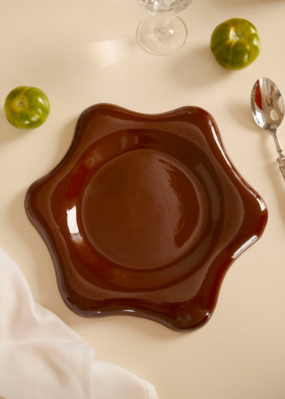 Puffy Flower Plate
