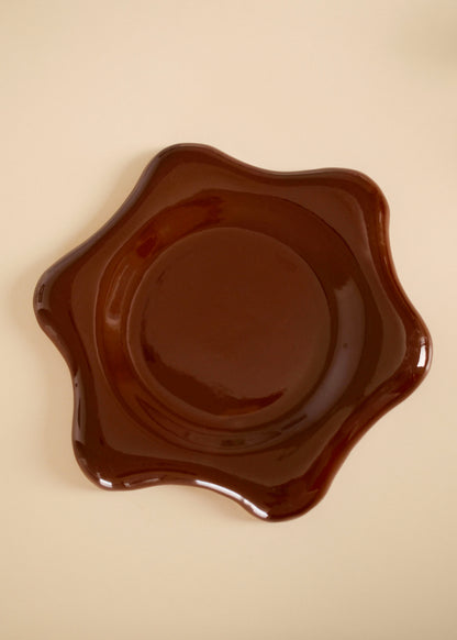 Puffy Flower Plate