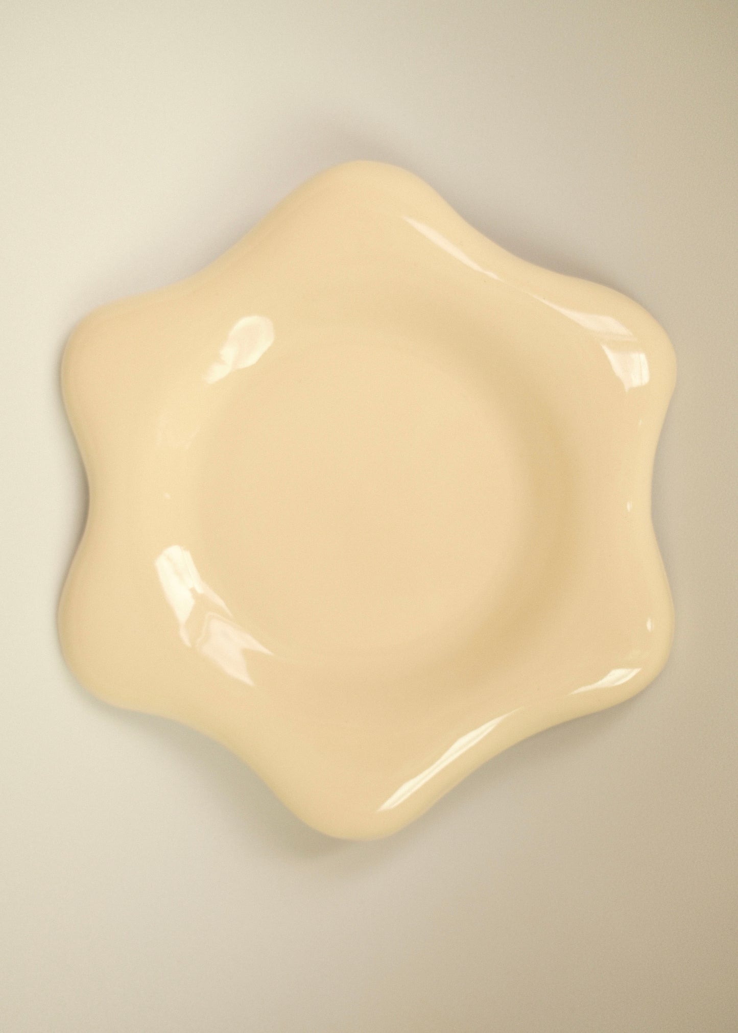 Puffy Flower Plate